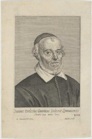 Bildnis des Johannes Cordesius