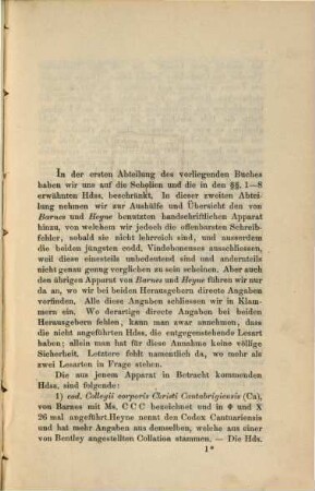Einundzwanzigstes und zweiundzwanzigstes Buch (Phi und XI) der Ilias : nach Handschriften und den Scholien. 2, Text u. Varianten.