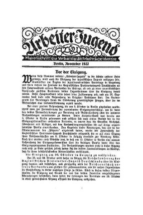 Vor der Einigung