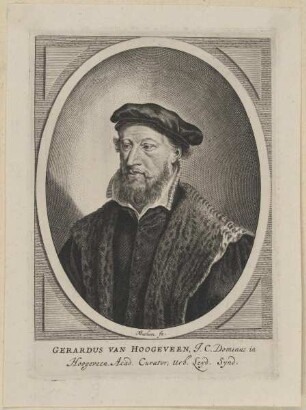 Bildnis des Gerardus van Hoogeveen