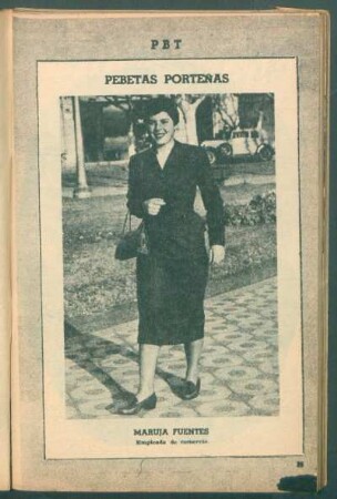 Maruja Fuentes, empleada de comercio - [Fotografía] : Pebetas porteñas