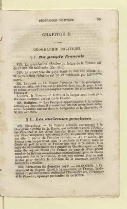 Chapitre II Géographie politique