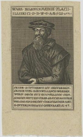 Bildnis des Mathias Flacius Illyricus