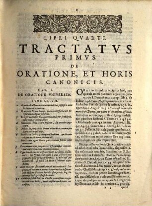 Theologia Moralis : In Qvinqve Libros Partita ; Quibus materiæ omnes practicæ cum ad externum Ecclesiasticum, tum internum Conscientiæ forum spectantes, noua methodo explicantur, 4. De Virtute, Et Statu Religionis