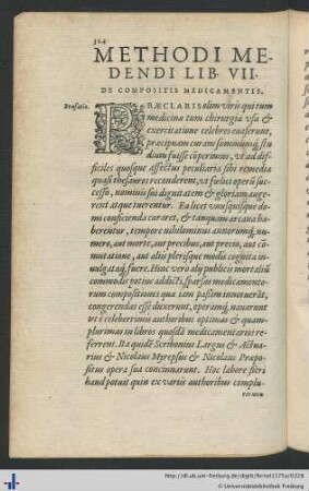 Liber VII. De compositis medicamentis.