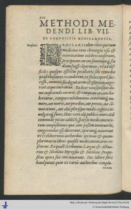 Liber VII. De compositis medicamentis.