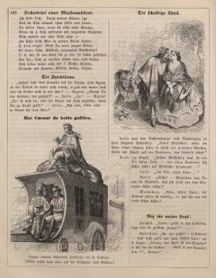 "Der schuldige Theil" "Aus Caesar de bello gallico"