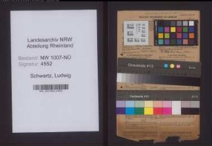 Entnazifizierung Ludwig Schwartz , geb. 06.03.1914 (Techniker)