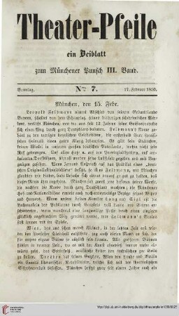 Nro. 7 (17. Februar 1850)