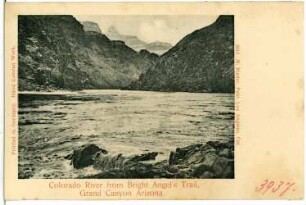 Grand Canyon National Park. Colorado River from Bright Angel's Trail, Grand Canyon Arizona