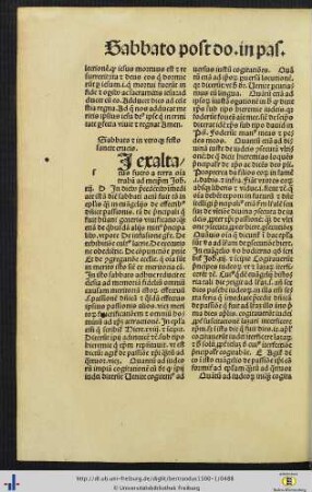 Sabbato et in vtro que festo sancte crucis
