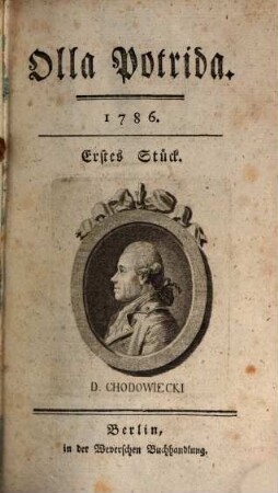 Olla potrida : eine Quartalschrift. 1786, 1786