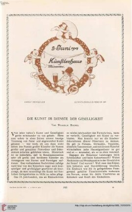 25: Die Kunst im Dienste der Geselligkeit