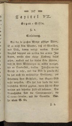 Capitel VI. Gegen-Gifte