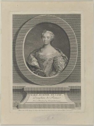Bildnis der Marie Josephe de Saxe