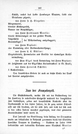 Aus der Franzosenzeit.