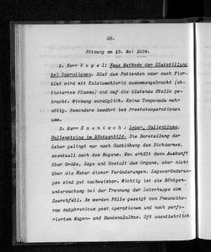 Sitzung am 13. Mai 1924.