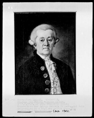 Bildnisse von Mitgliedern der Familie Grimm — Bildnisse von Anna Elisabeth und Johann Hermann Zimmer — Bildnis des Johann Hermann Zimmer