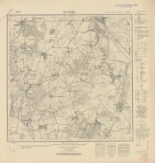 2332 Gr. Salitz, Meßtischblatt (4cm - Karte)