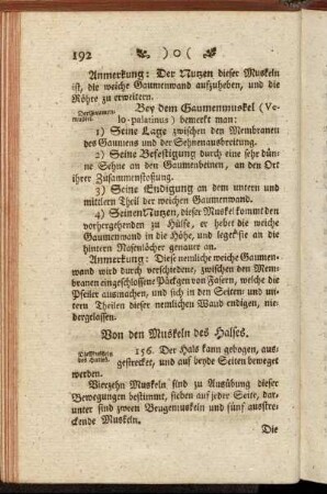 Von den Muskeln des Halses.