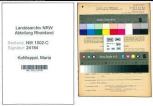 Entnazifizierung Maria Kohlleppel, geb. 16.05.1896 (Drogistin)