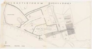 Schlageter-Forum, Düsseldorf: Lageplan 1:2000