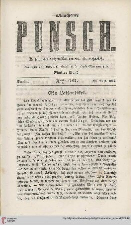 Nro. 40 (26. Sept. 1852)