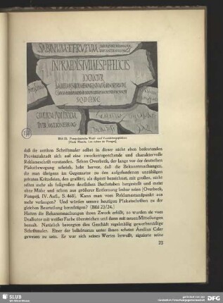 Pompejanisches Wahl- und Vermietungsplakat