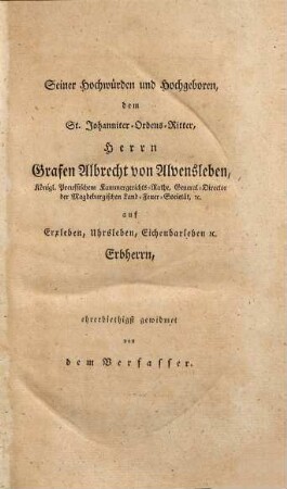 Geschichtliche Nachrichten von dem Geschlechte Alvensleben. 3