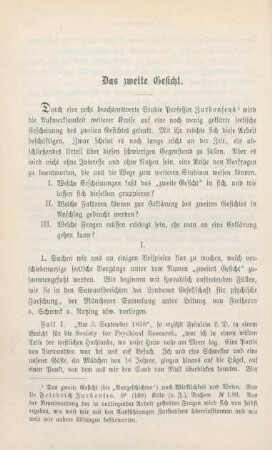 264-281 Das zweite Gesicht