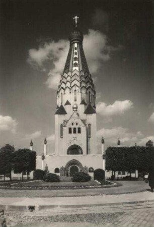 Leipzig, Russische Gedächtniskirche. Außenansicht : Leipzig. Russische Gedächtniskirche