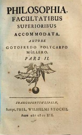 Philosophia : Facultatibus superioribus accommodata, 2