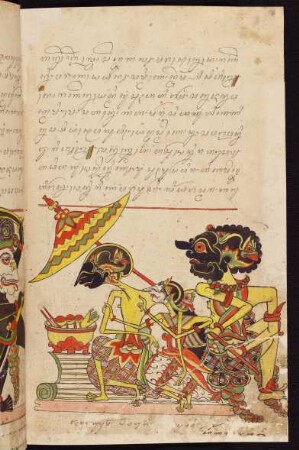 Illustration: wayang-Abbildung