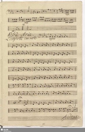 1752. Aria: Se mai senti spirarti / Cimarosa, D.
