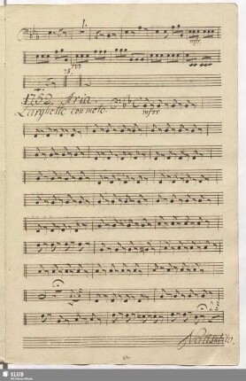 1752. Aria: Se mai senti spirarti / Cimarosa, D.