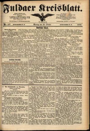 Ausgabe vom Montag, den 26. Oktober 1903.