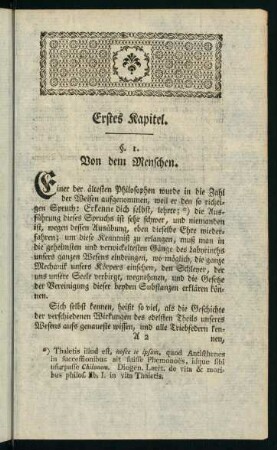 3-120, Erstes Kapitel