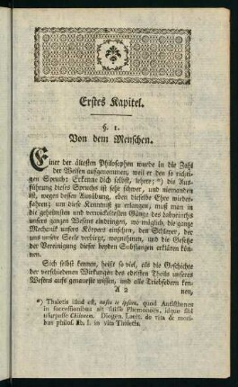 3-120, Erstes Kapitel