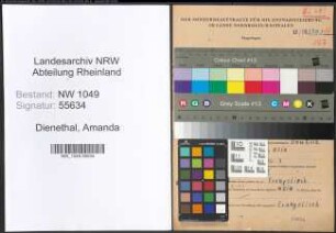 Entnazifizierung Amanda Dienethal , geb. 19.08.1888 ()