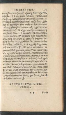 Argumentum Libri Tertii.