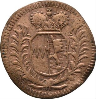 Münze, 1/4 leichter Kreuzer, 1752