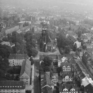 Lutherkirche in Zwickau-Mitte : Blickrichtung Osten