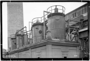 Bau Me 103 Dampfkesselhaus, Entaschung