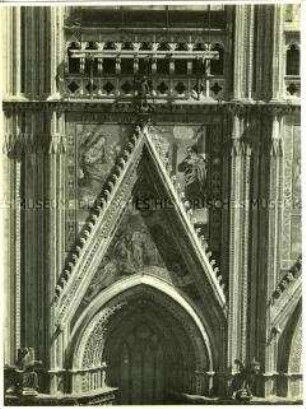 Orvieto: Detail der Domfassade