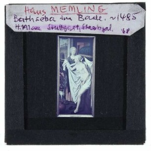 Memling, Bathseba im Bade (Stuttgart SG 644)