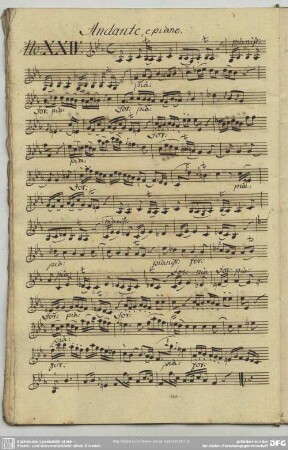 24. Anonymus, Andante, f-Moll
