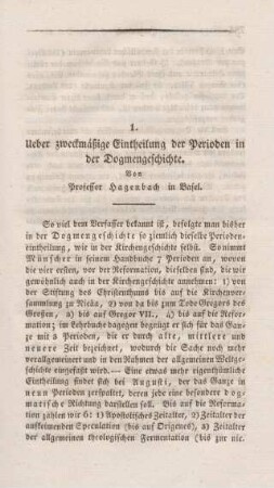 783-788 Ueber zweckmäßige Eintheilung der Perioden in der Dogmengeschichte