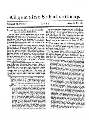 Kyrene als Sitz der Gorgonen in des Aeschylus gefesseltem Prometheus