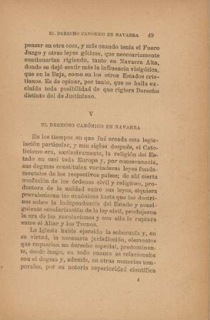 V. - El derecho canónico en Navarra