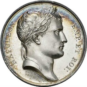 Medaille auf die Wiederherstellung der polnischen Königswürde an Friedrich August 1807